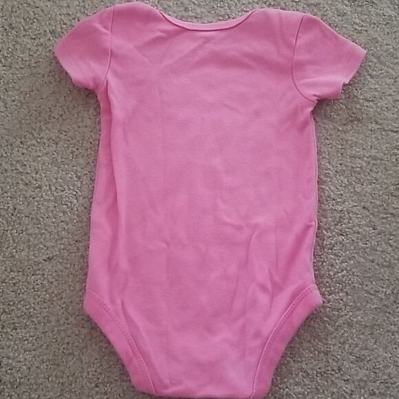 3 for $10! Glamorous Like Grandma Pink Bodysuit Size 12 months - Picture 3 of 4